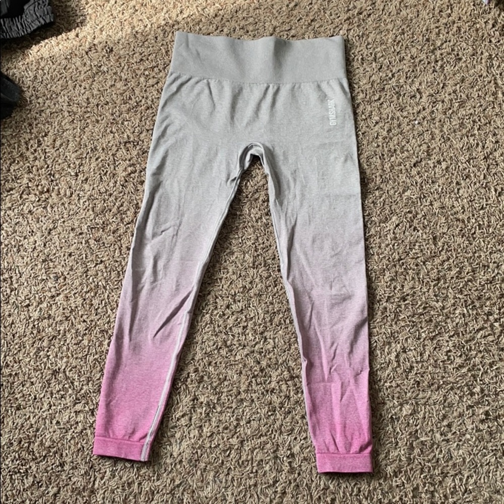 Gym Shark pink ombré leggings